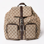 Gucci Backpack GG Canvas Jackie Brown