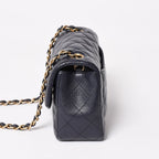 Chanel Mini Quilted 20 S Flap S Chain Shoulder Strap CC Logo Caviar Leather — view 4