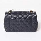 Chanel Mini Quilted 20 S Flap S Chain Shoulder Strap CC Logo Caviar Leather — view 2