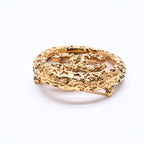 Chanel CC Logo Brooch 93 Metal Gold Glass Vintage — view 6