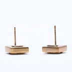 Chanel CC Logo Square Earrings 03 Metal Gold Plated — view 8