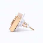 Chanel CC Logo Square Earrings 03 Metal Gold Plated — view 5