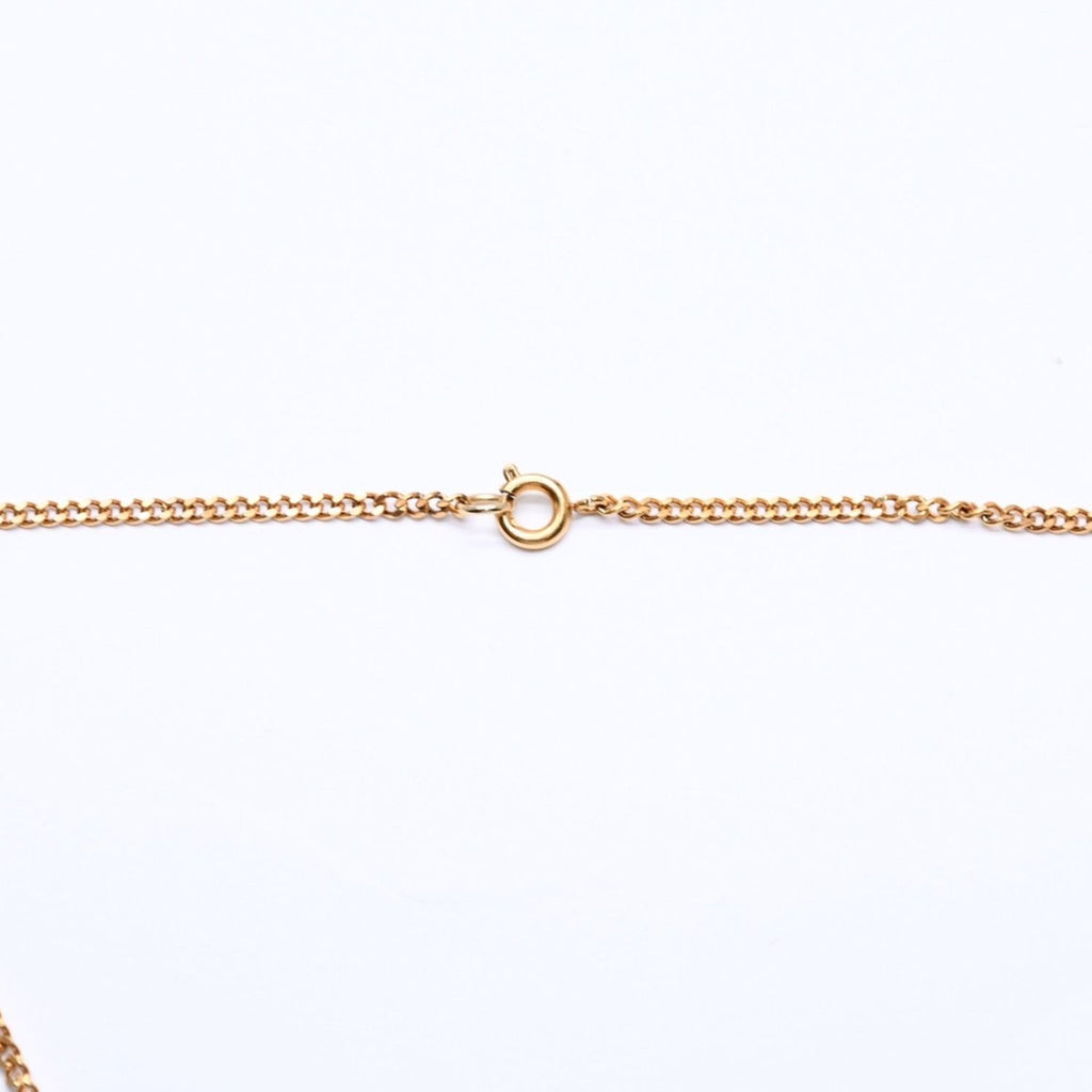 Chanel Necklace CC Logo 03 Gold Pink — view 8