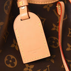 Louis Vuitton Carryall NM PM Bag Monogram Brown Leather Vachetta Gold — view 8