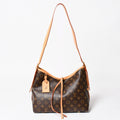 Louis Vuitton Carryall NM PM Bag Monogram Brown Leather Vachetta Gold