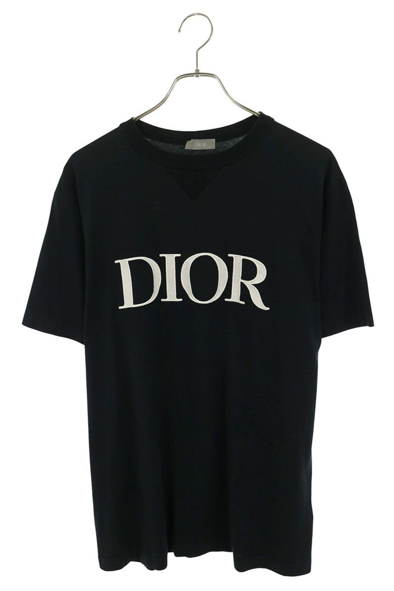 Dior Logo Embroidery Crew Neck T-Shirt