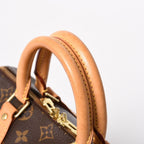 Louis Vuitton Speedy 25 Handbag Monogram Leather Brown Gold — view 8