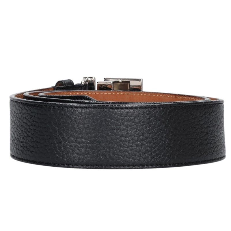Fendi Logo Buckle Leather Belt 85 — view 2
