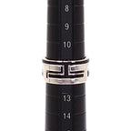 Hermes Move Ash Ring 52 925 Sterling Silver Black AB — view 8