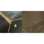 Saint Laurent Muse Two Cabas Tote Leather Black Beige — view 9