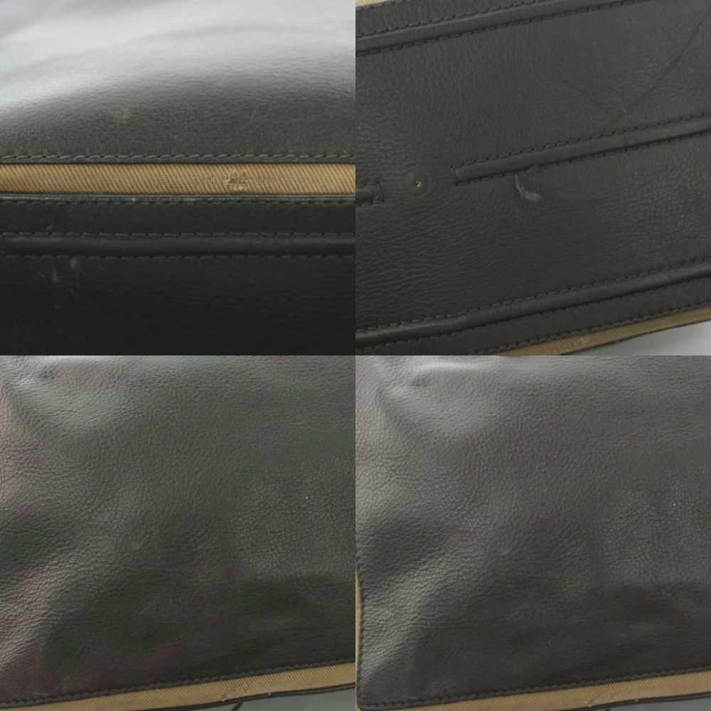 Saint Laurent Muse Two Cabas Tote Leather Black Beige — view 8