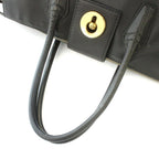 Saint Laurent Muse Two Cabas Tote Leather Black Beige — view 5
