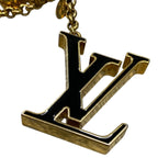 Louis Vuitton Back Charm Fleur Ledoux Monogram LV Logo Gold Keychain — view 3