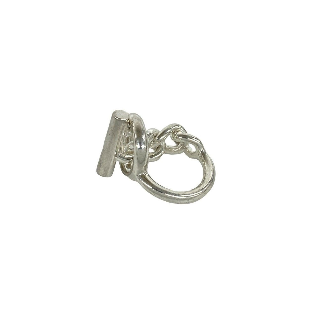 Hermes Croisette Ring 925 Sterling Silver — view 4