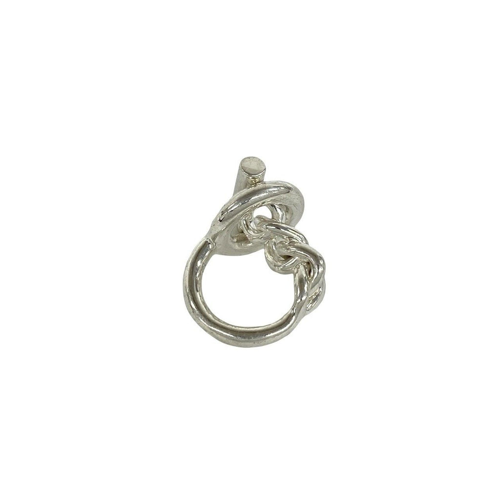 Hermes Croisette Ring 925 Sterling Silver — view 6