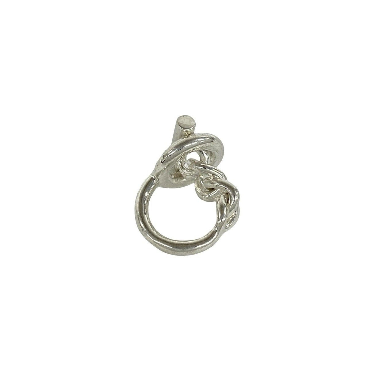 Hermes Croisette Ring 925 Sterling Silver — view 6