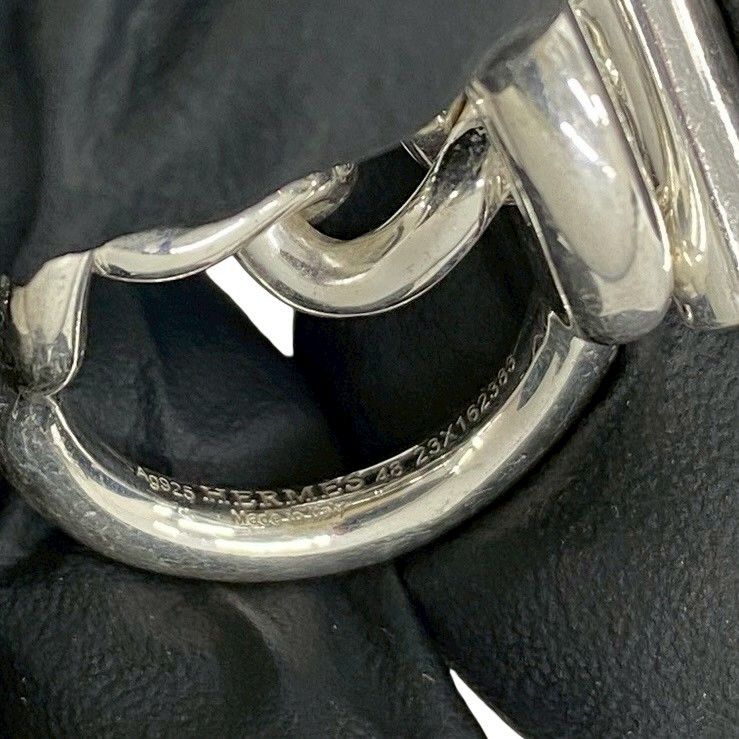 Hermes Croisette Ring 925 Sterling Silver — view 3