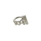 Hermes Croisette Ring 925 Sterling Silver — view 5