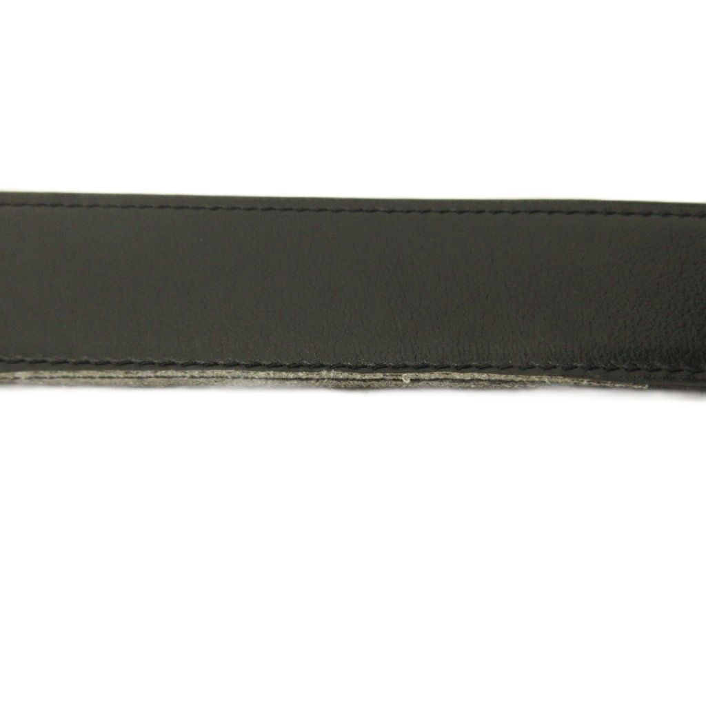 Hermes D'ancre Belt Reversible Leather Black Green — view 7