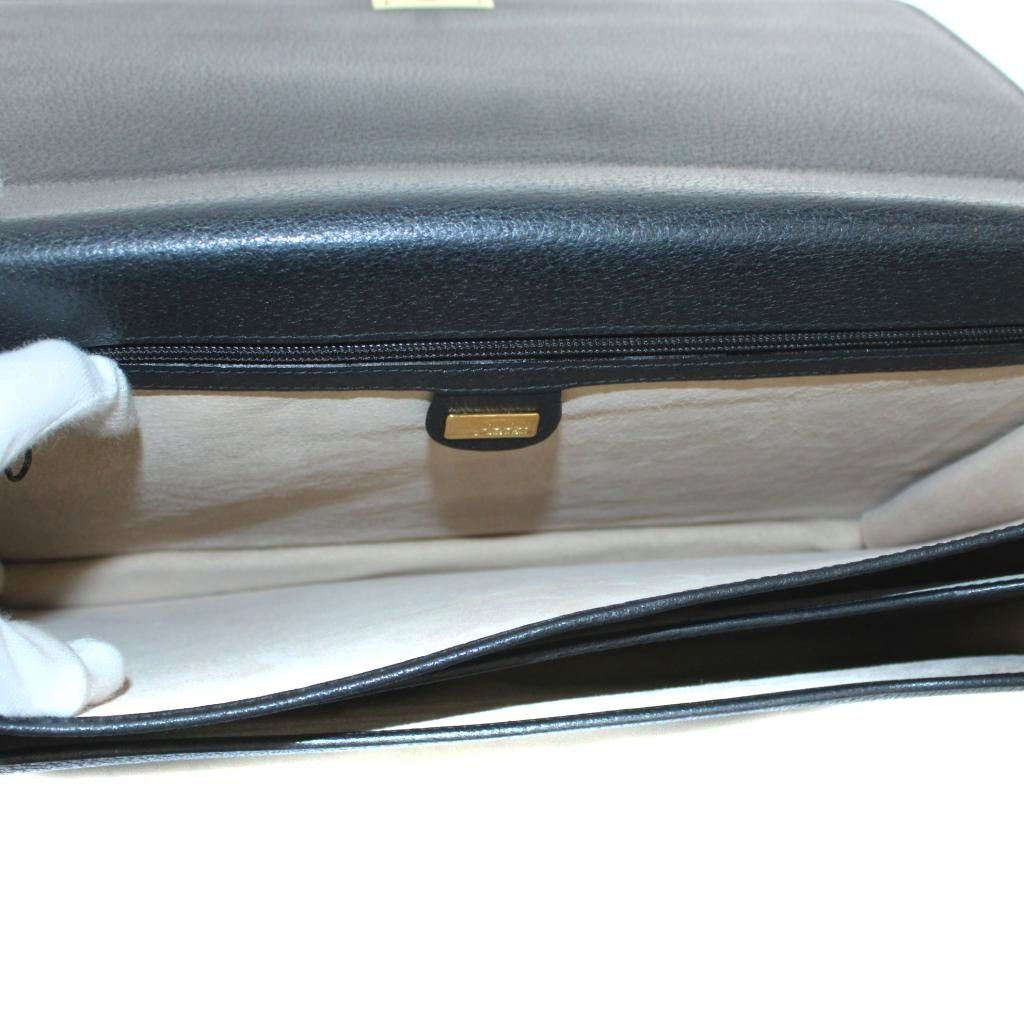 Gucci Briefcase Leather Black — view 6