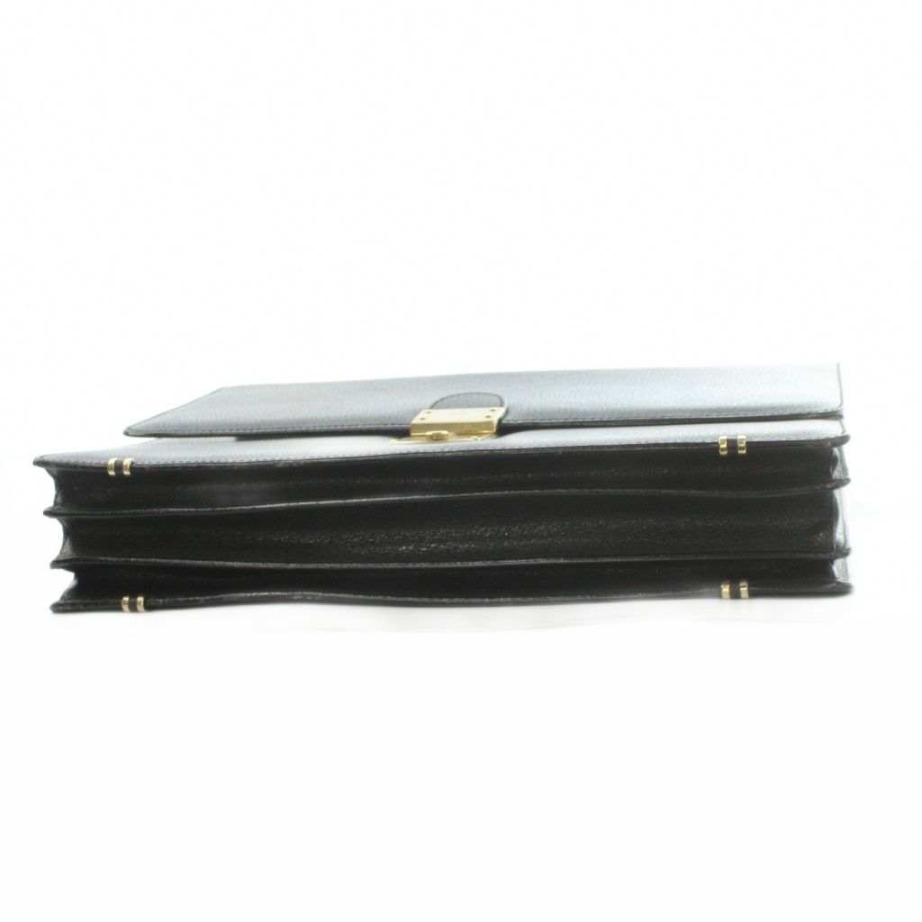 Gucci Briefcase Leather Black — view 4