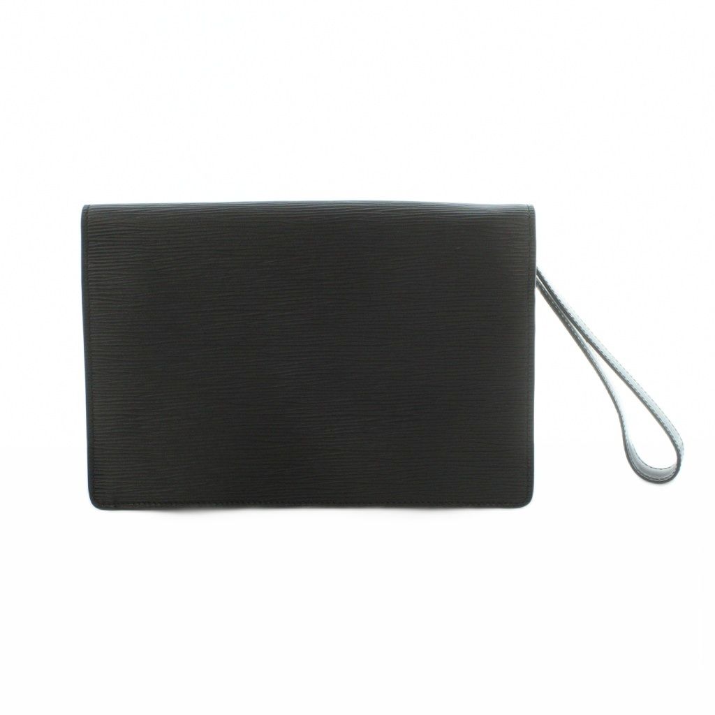 Louis Vuitton Epi Clutch Leather Black — view 2