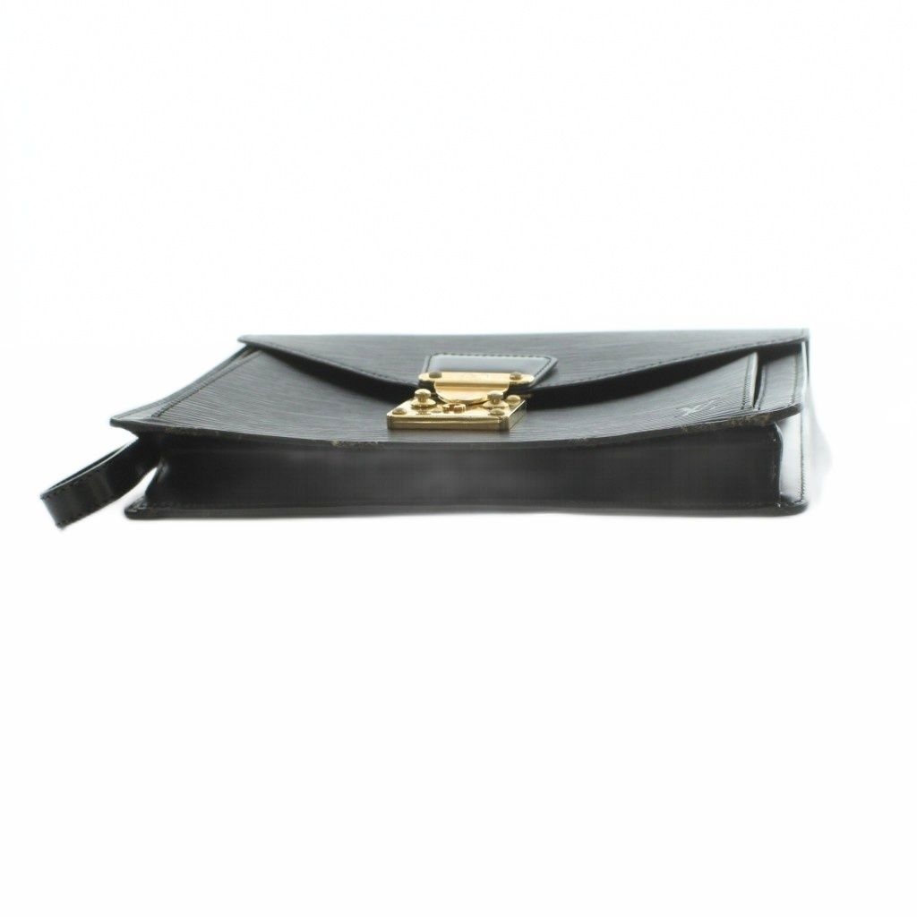 Louis Vuitton Epi Clutch Leather Black — view 4