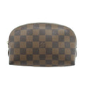 Louis Vuitton Damier Pouch Leather Brown
