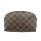 Louis Vuitton Damier Pouch Leather Brown