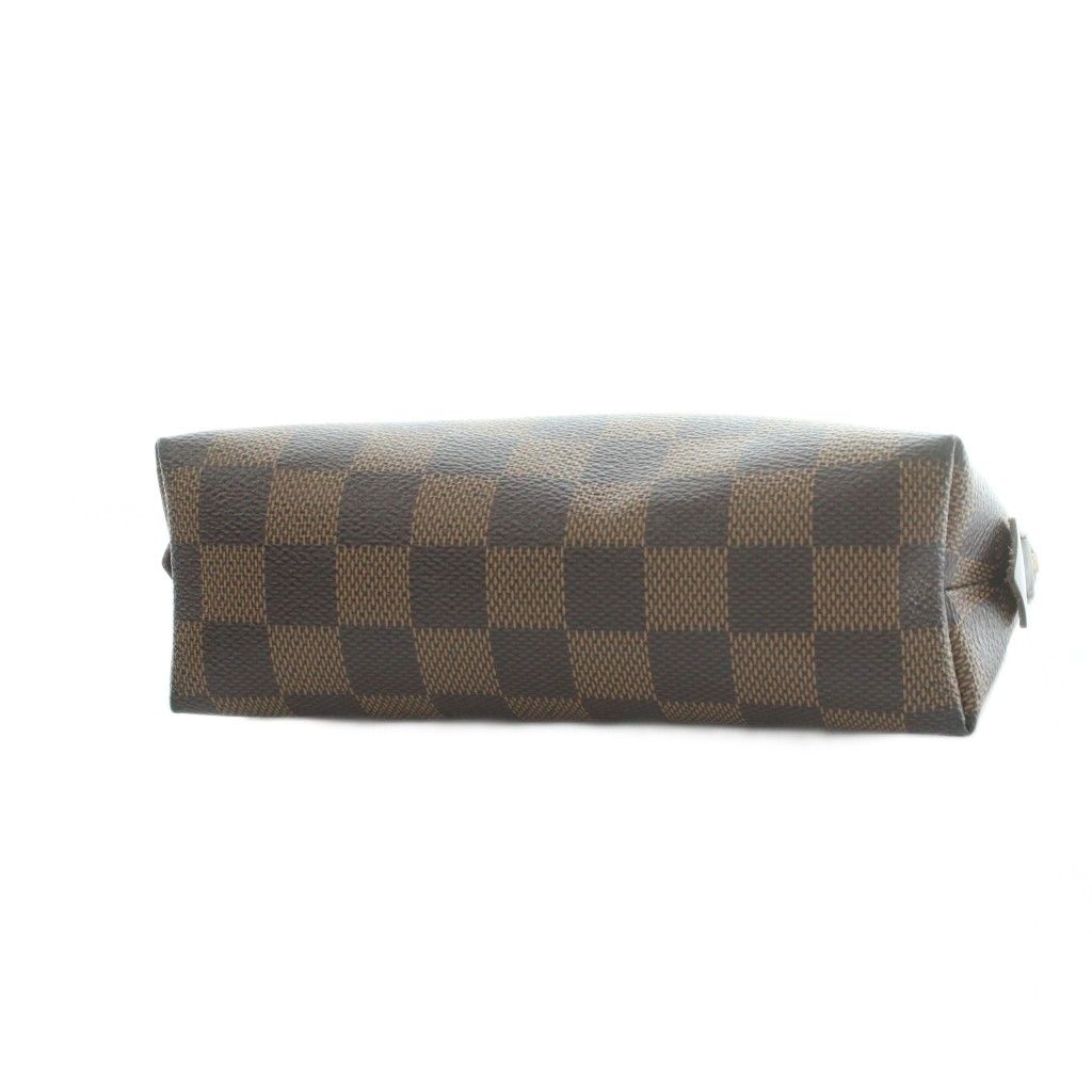 Louis Vuitton Damier Pouch Leather Brown — view 4