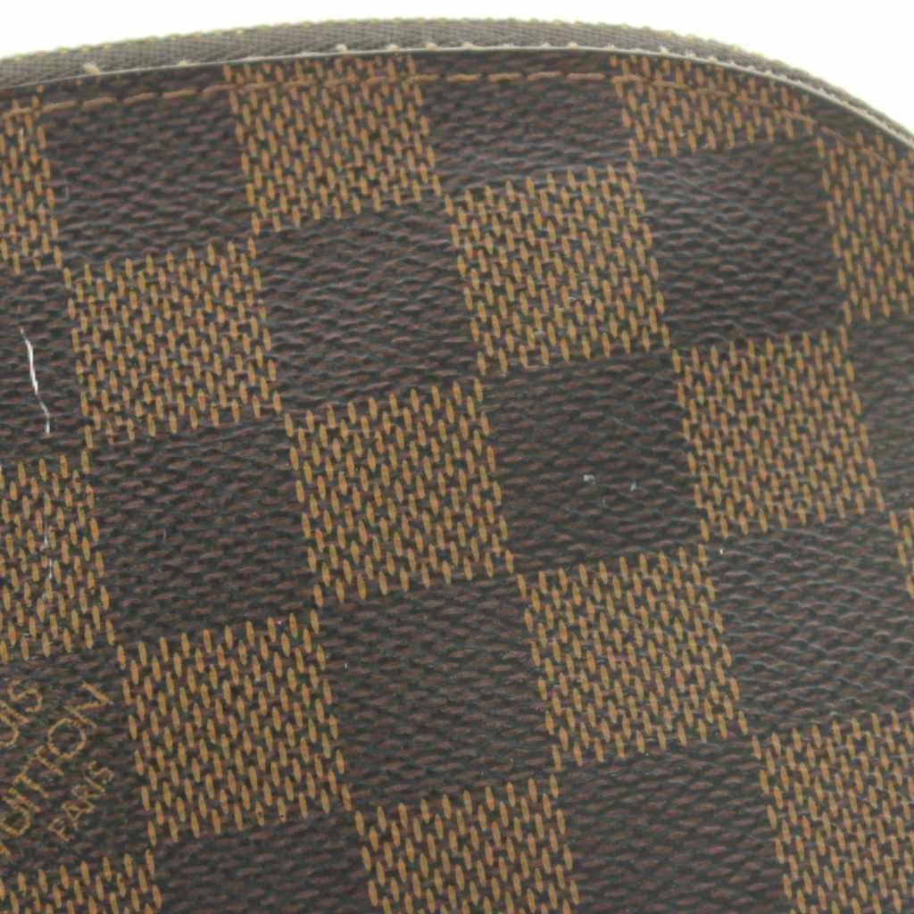 Louis Vuitton Damier Pouch Leather Brown — view 7