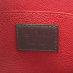 Louis Vuitton Damier Pouch Leather Brown — view 6
