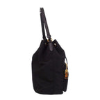 Prada 2-Way Bag Duet Bucket Re-Nylon Shoulder Nylon Black Gold — view 4