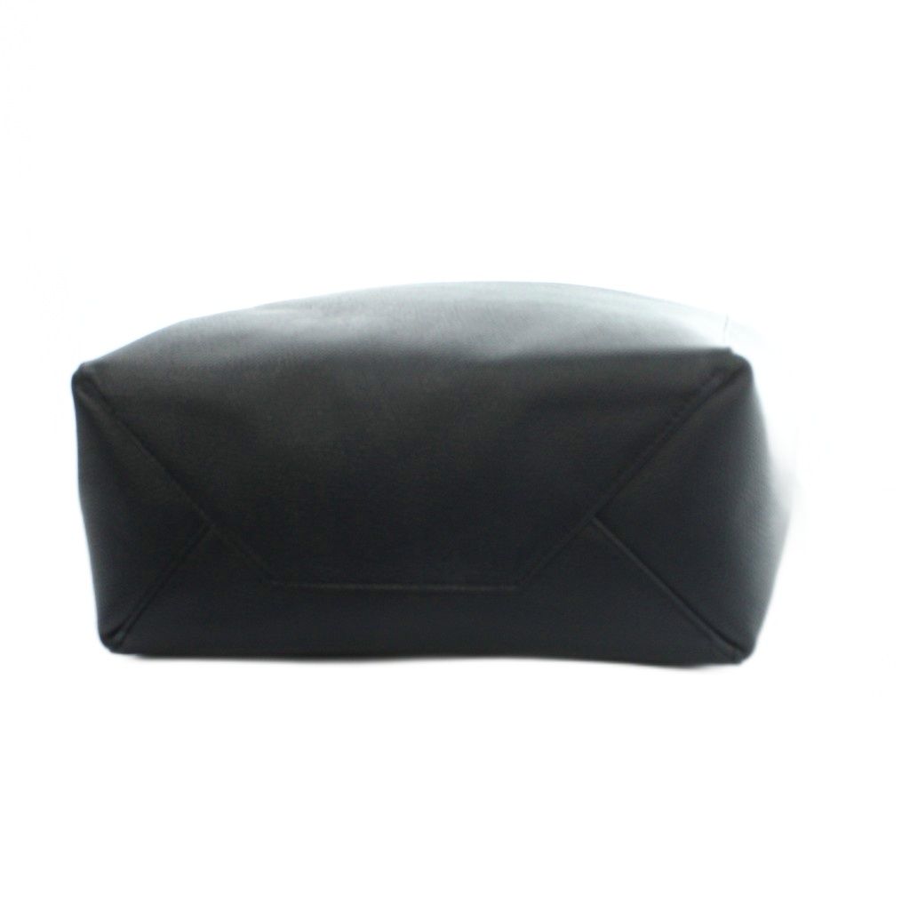 Celine Vertical Cover Small Tote 2-Way Shoulder Bag Leather Navy — view 4