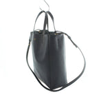 Celine Vertical Cover Small Tote 2-Way Shoulder Bag Leather Navy — view 3