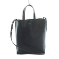 Celine Vertical Cover Small Tote 2-Way Shoulder Bag Leather Navy