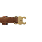 Celine Triomphe Leather Belt 13 Brown 70 — view 4