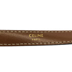 Celine Triomphe Leather Belt 13 Brown 70 — view 5