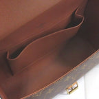 Louis Vuitton Monogram Shoulder Bag Brown — view 7