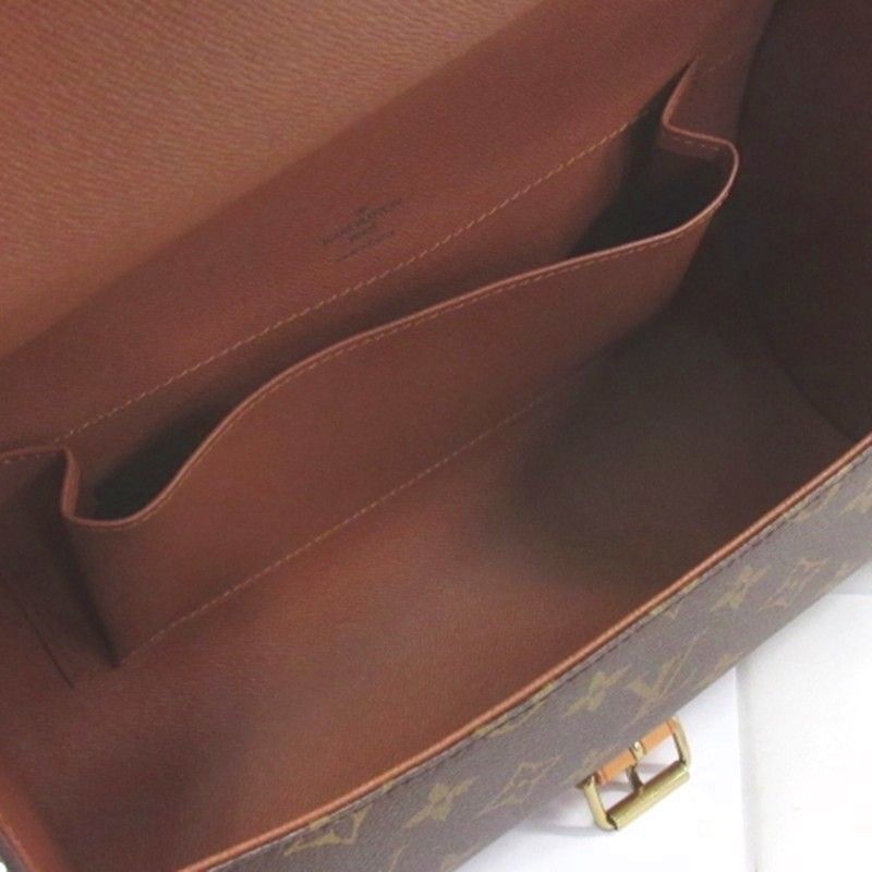 Louis Vuitton Monogram Shoulder Bag Brown — view 7