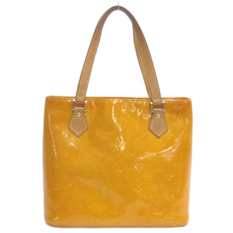 Louis Vuitton Monogram Vernis Houston Tote Yellow