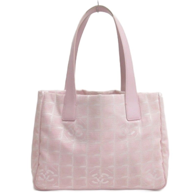 Chanel CC Logo New Travel Tote Shoulder Pink