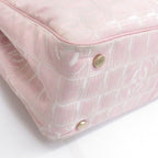 Chanel CC Logo New Travel Tote Shoulder Pink — view 6