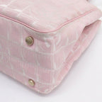 Chanel CC Logo New Travel Tote Shoulder Pink — view 5