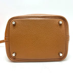 Hermes Handbag Picotin Lock Touch PM Taurillon Clemence Gold