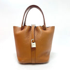 Hermes Handbag Picotin Lock Touch PM Taurillon Clemence Gold