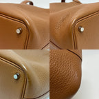 Hermes Handbag Picotin Lock Touch PM Taurillon Clemence Gold