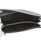 Louis Vuitton Taiga Portefeuille Accordion Wallet Ardoise Black Leather