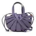 Bottega Veneta the Shell Crossbody Shoulder Bag 2-Way Purple Leather