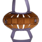Bottega Veneta the Shell Crossbody Shoulder Bag 2-Way Purple Leather